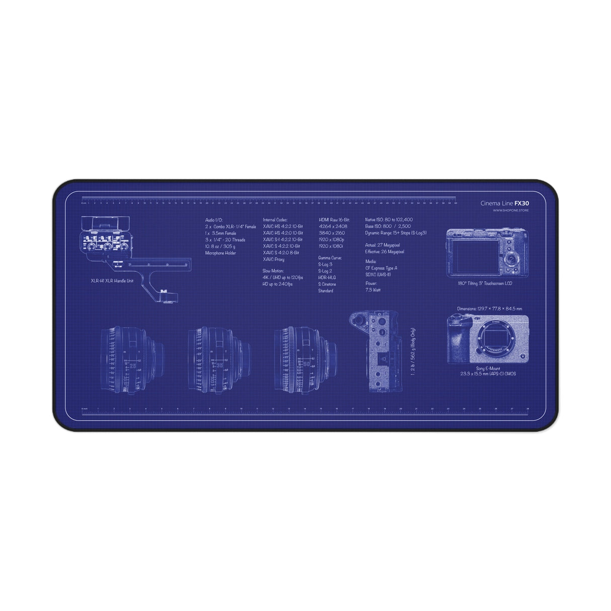 Cinema Line FX30 | Blueprint Camera Mat