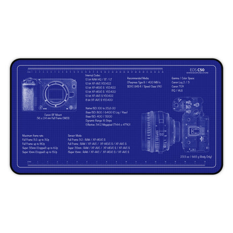 Canon C50 | Blueprint Camera Mat
