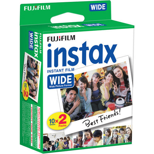 Fujifilm Instax Wide instant colour film, twin pack