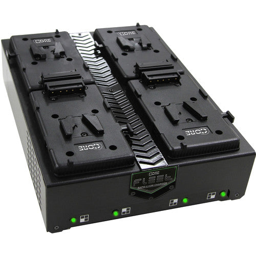 Core SWX Fleet Q V-Mount Four-Position Charger