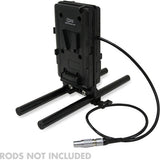 Core SWX Dual V-Mount Battery Plate with 15mm LWS Rod Clamp for RED DSMC2 Cameras