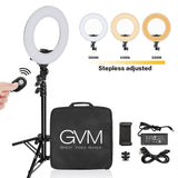 GVM Bi-Color LED Ring Light (14")