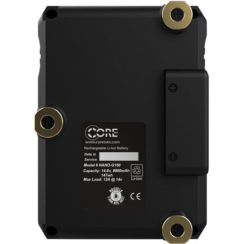 Core SWX NANO Micro 147Wh 4-Battery Kit with Quad Travel Charger (Gold Mount)
