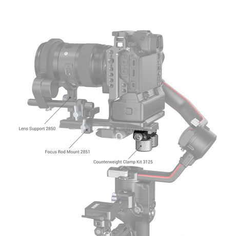 SmallRig Extended Quick Release Plate for DJI RS / RS 2 / RS 3 / RS 3 Pro / RS 4 / RS 4 Pro / RS 5 (Compatible with Manfrotto Specifications) 3031B
