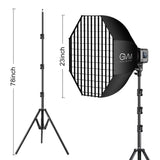 GVM SD80D Bi-Color LED Monolight Kit w/ Softbox