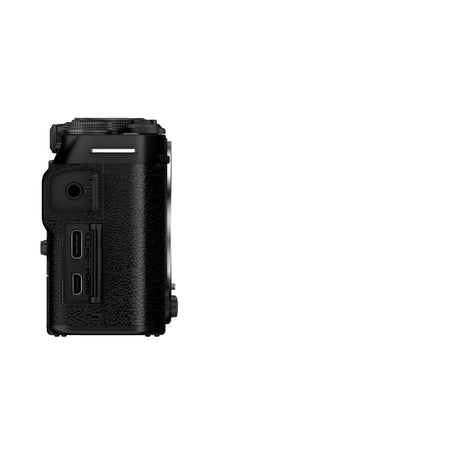 Fujifilm X-M5 Black body - side ports open