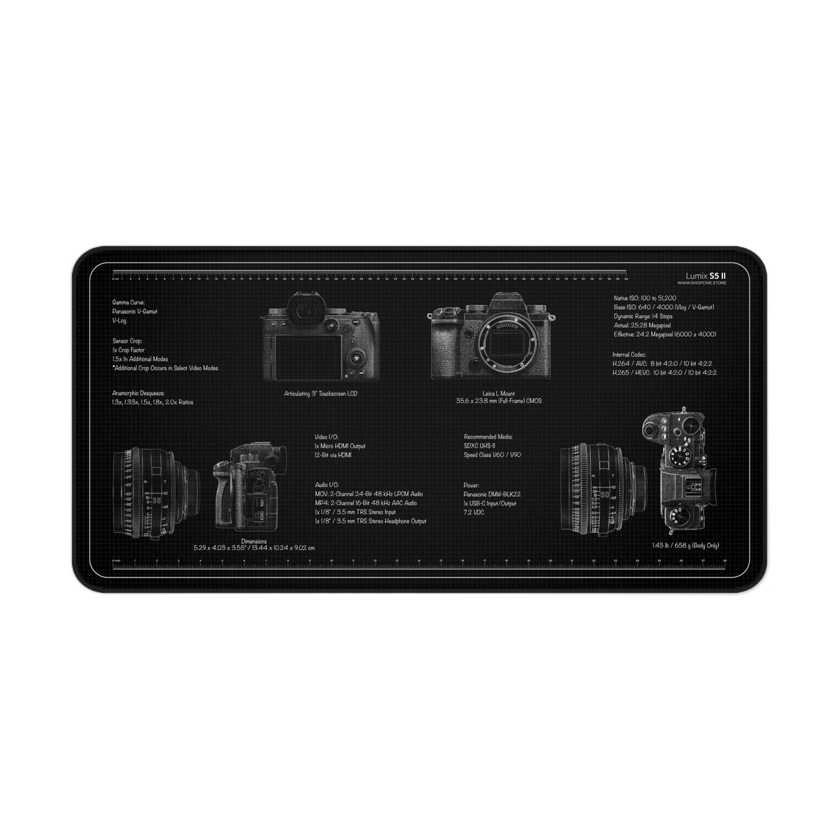 Panasonic Lumix S5 II | Blackout Camera Mat