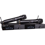 Shure SLXD24D/N8C Dual-Channel Digital Wireless Handheld Microphone System with Nexadyne 8/C Cardioid Capsules (J52: 558 to 602 + 614 to 616 MHz)