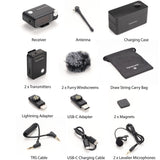 Saramonic Ultra 2-Person Digital Wireless Omnidirectional Lavalier Microphone System for Cameras and Mobile Devices