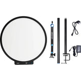 amaran Verge Max Bi-Color Round LED Light Panel (Charcoal)