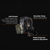 PGYTECH OnePro Flex Backpack 30L (Space Black) + Camera Insert M