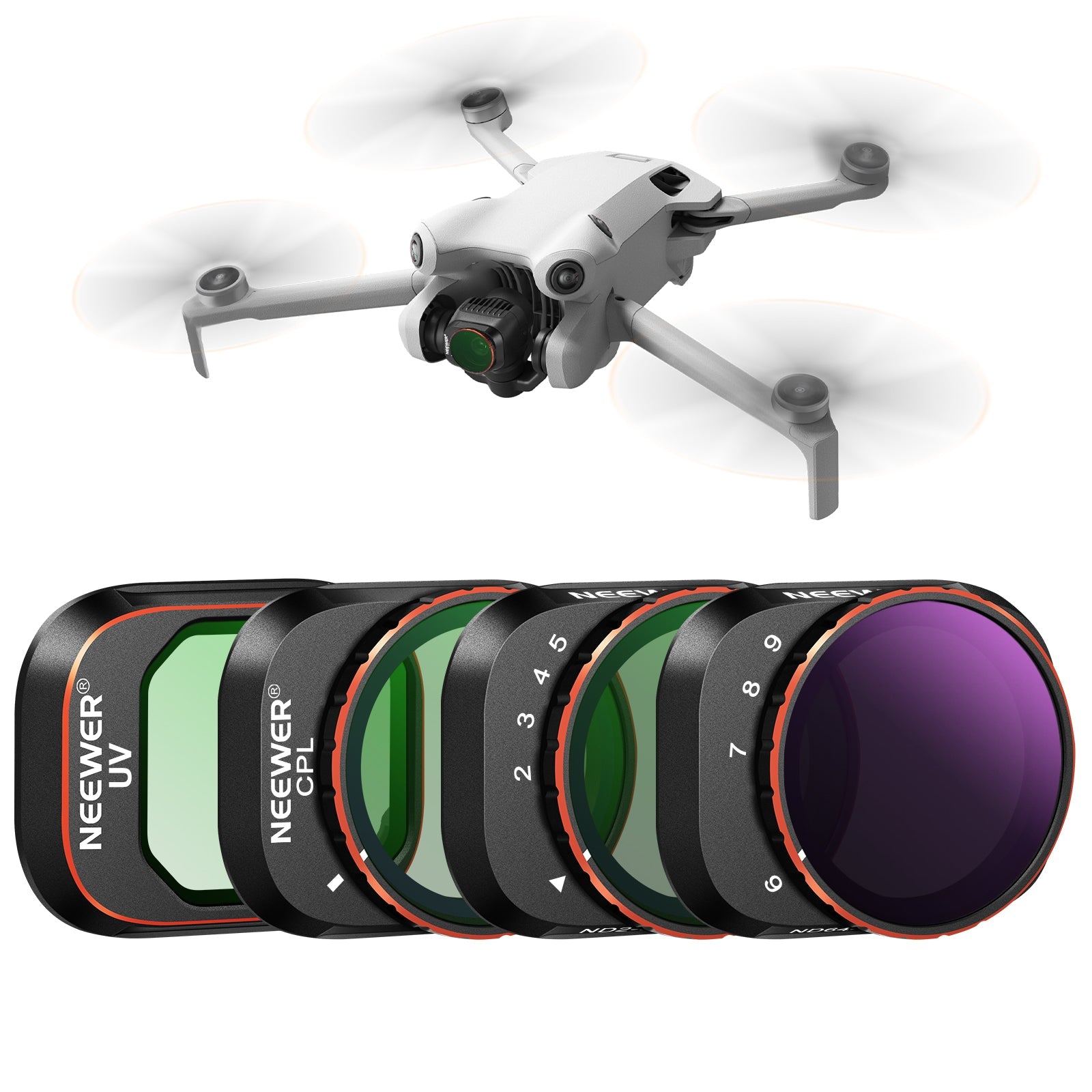 NEEWER 4 Pack Variable ND Filter Set For DJI Mini 4 Pro – IMPULSE