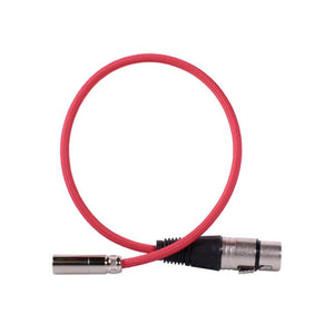 Blackhawk Mini XLR to XLR Cable (16" RED)