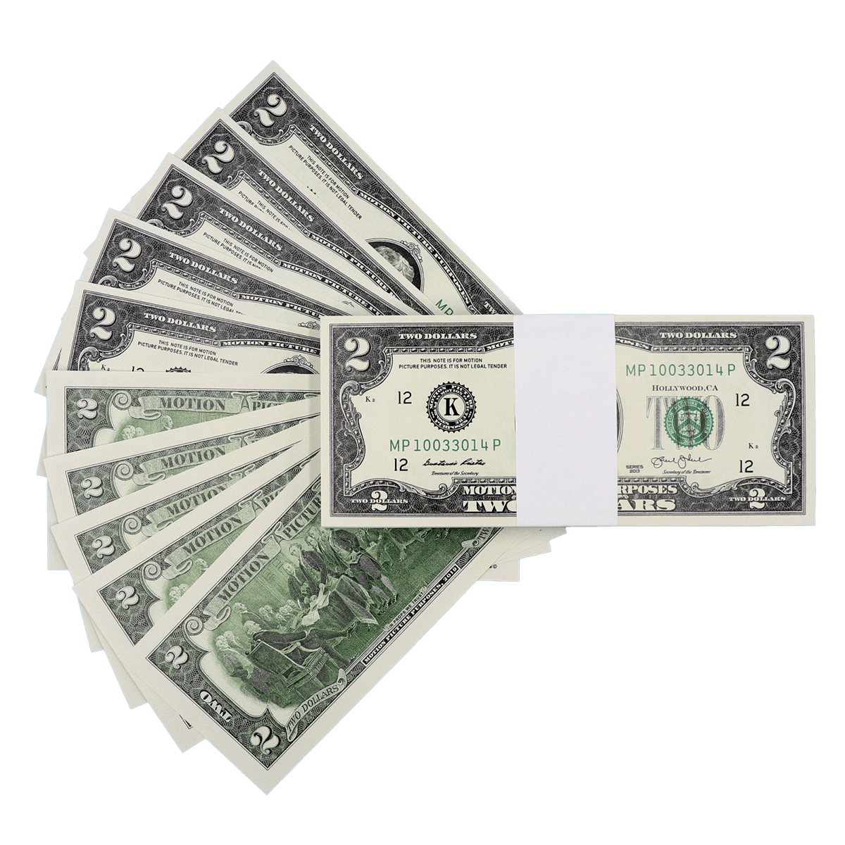 $200 Full Print 1990 Series Stack