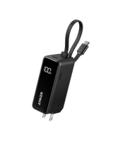 Anker Power Bank (30W, 5k,  Fusion, Built-In USB-C Cable)