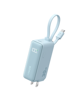Anker Power Bank (30W, 5k,  Fusion, Built-In USB-C Cable)
