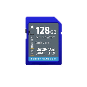 ProMaster SDXC 128GB Performance 2.0 UHS-I Memory Card