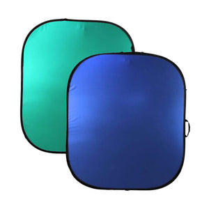 ProMaster Solid Pop-Up Background 6'x7' - Chromakey Green / Blue 2 - sided