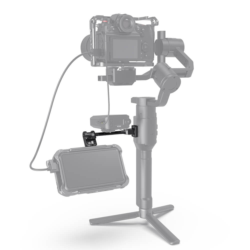 SmallRig Adjustable Monitor Support for DJI RS / SC, Zhiyun CRANE 3 / 3S / WEEBILL-S / WEEBILL-LAB and Moza AirCross2 2889