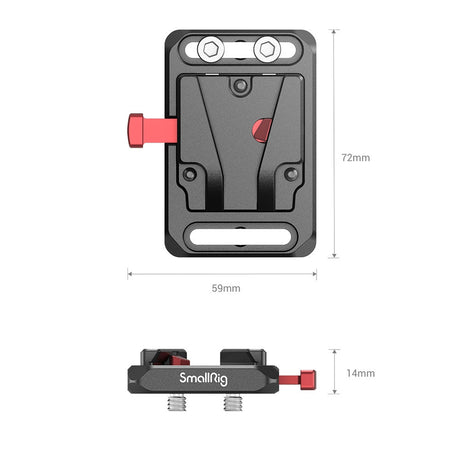 SmallRig mini V-Mount Battery Mount Plate 2987