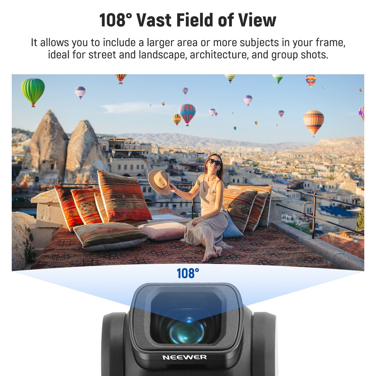 NEEWER LS-45 0.75X Wide Angle Lens For DJI OSMO Pocket 3