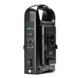 Indipro 2x Micro-Series 270Wh V-Mount Li-Ion Batteries and Dual V-Mount Battery Charger Kit