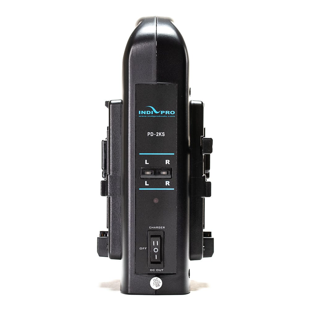 Indipro 2x Micro-Series 270Wh V-Mount Li-Ion Batteries and Dual V-Mount Battery Charger Kit