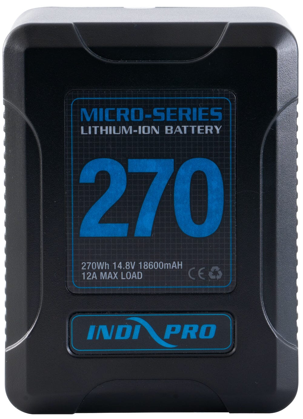 Indipro 2x Micro-Series 270Wh V-Mount Li-Ion Batteries and Dual V-Mount Battery Charger Kit