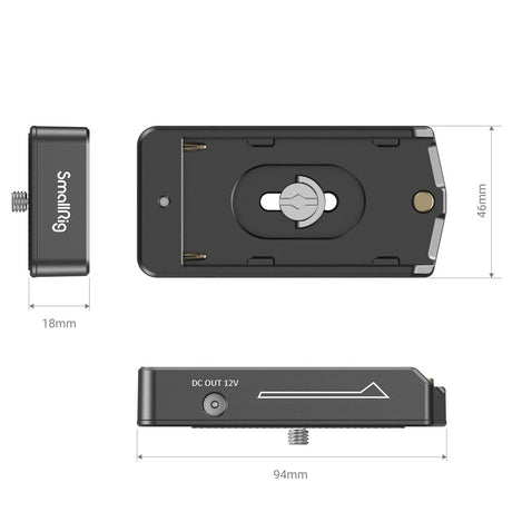 SmallRig NP-F Battery Adapter Mount Plate (Lite) 3018