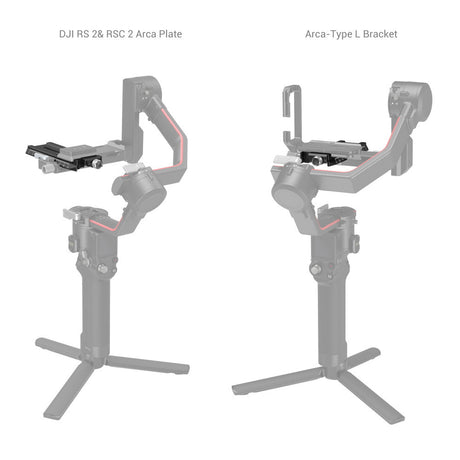 SmallRig Quick Release Plate for DJI RS 2 / RSC 2 / Ronin-S / RS 3 / RS 3 Pro / RS 4 / RS 4 Pro / RS 5 with Manfrotto-to-Arca Type Mount Plate 3061