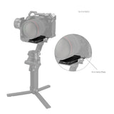 SmallRig Quick Release Plate for DJI RS 2 / RSC 2 / Ronin-S / RS 3 / RS 3 Pro / RS 4 / RS 4 Pro / RS 5 with Manfrotto-to-Arca Type Mount Plate 3061