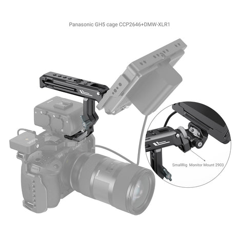 SmallRig Top Handle for Sony XLR-K1M / K2M / K3M and Panasonic DMW-XLR1 / XLR2 3082