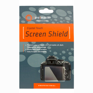 ProMaster Crystal Touch Screen Shield - Nikon Z5, Z5II, Z6, Z6II, Z6III, Z7, Z7II, Z8, Z9, Z f, Fujifilm GFX100RF, and Panasonic DC-S1, DC-S1R, DC-S1H