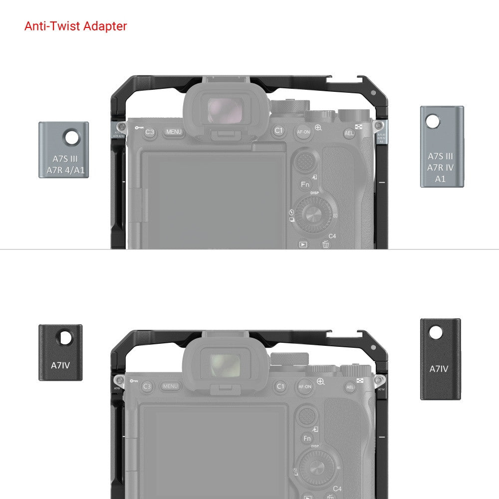 SmallRig Cage for Sony Alpha 7R V / Alpha 7 IV / Alpha 7S III / Alpha 7R IV / Alpha 1 with VG-C4EM Battery Grip 3594