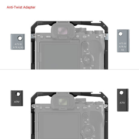 SmallRig Cage for Sony Alpha 7R V / Alpha 7 IV / Alpha 7S III / Alpha 7R IV / Alpha 1 with VG-C4EM Battery Grip 3594