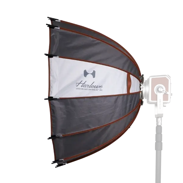 Harlowe Quick Release Softbox 36 in (90) with interchangeable Bowens and Max Mounts