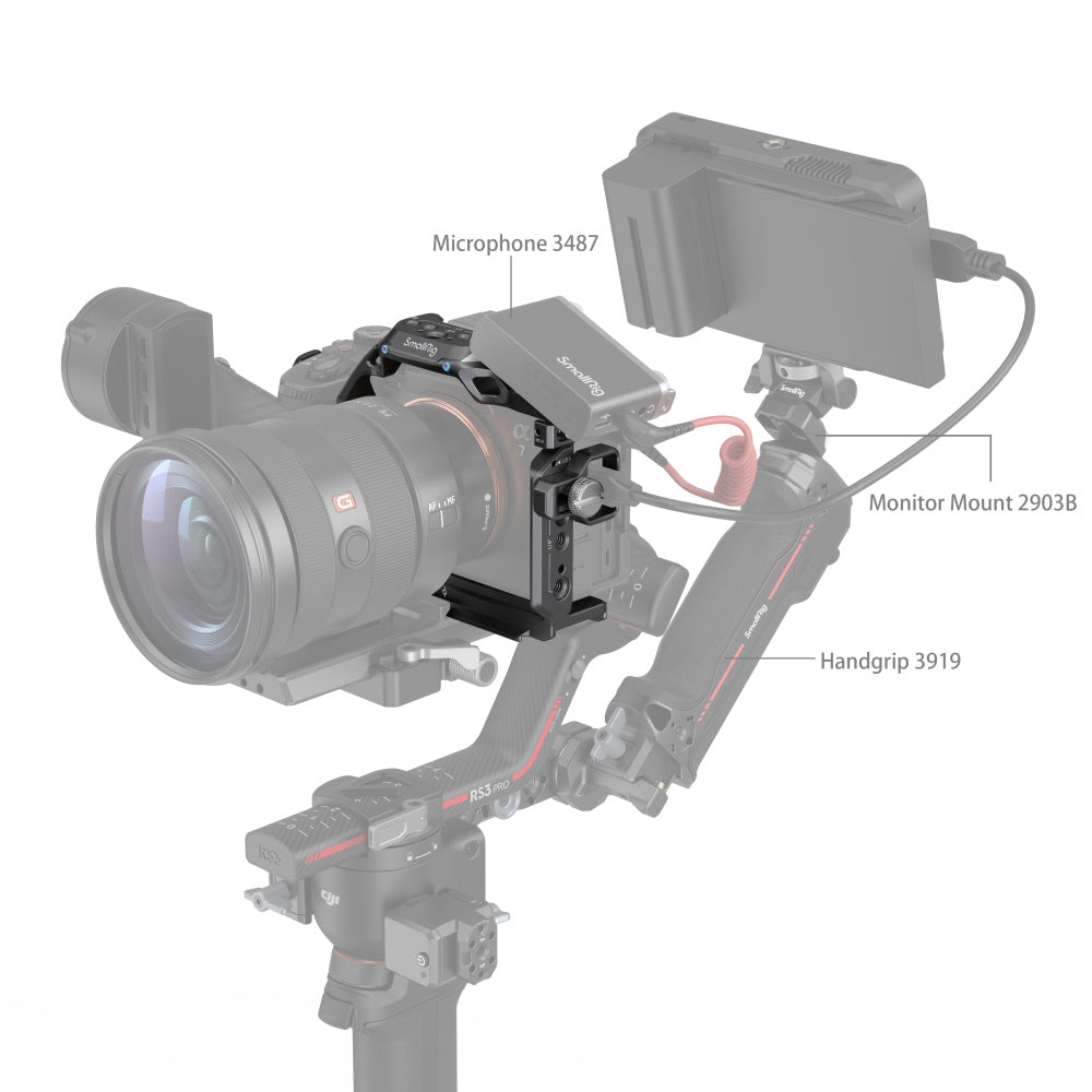 SmallRig "Rhinoceros" Advanced Cage Kit for Sony Alpha 7R V & Alpha 7 IV & Alpha 7S III