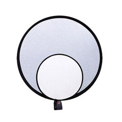 ProMaster 12" Collapsible Reflector - Silver / White - Image 1