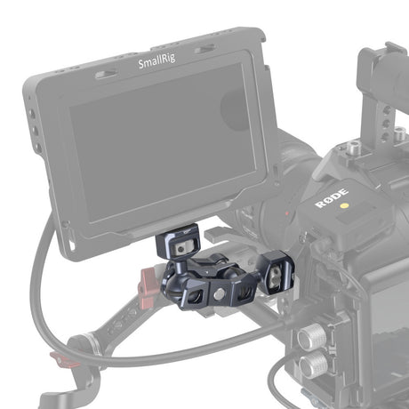SmallRig Magic Arm Support with Dual Ball Heads (Compatible with 1/4"-20 and 3/8"-16 ARRI Threaded and Locating Holes) 3874