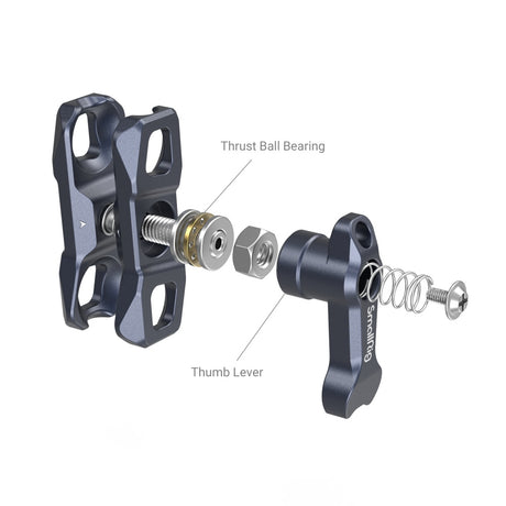 SmallRig Magic Arm with Dual Ball Heads (1/4”-20 Screw and NATO Clamp)