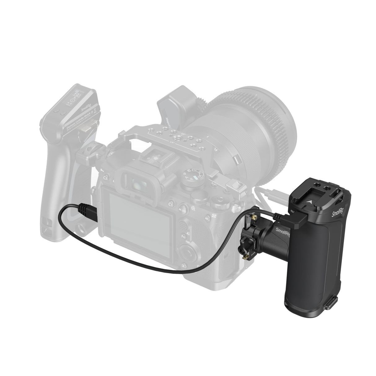 SmallRig Rotating Side Handle with Trigger REC for Selected Sony Mirrorless Cameras