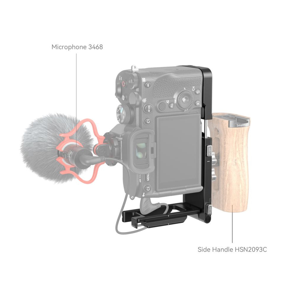 SmallRig Foldable L-Shape Mount Plate for Sony Alpha 7 V / 7R V / 7 IV / 7S III 3984