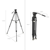 SmallRig Heavy-Duty Carbon Fiber Tripod Kit 3989