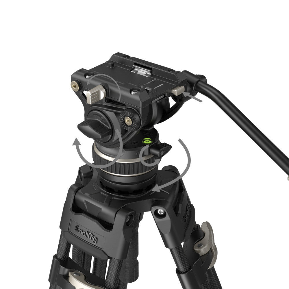 SmallRig Heavy-Duty Carbon Fiber Tripod Kit 3989