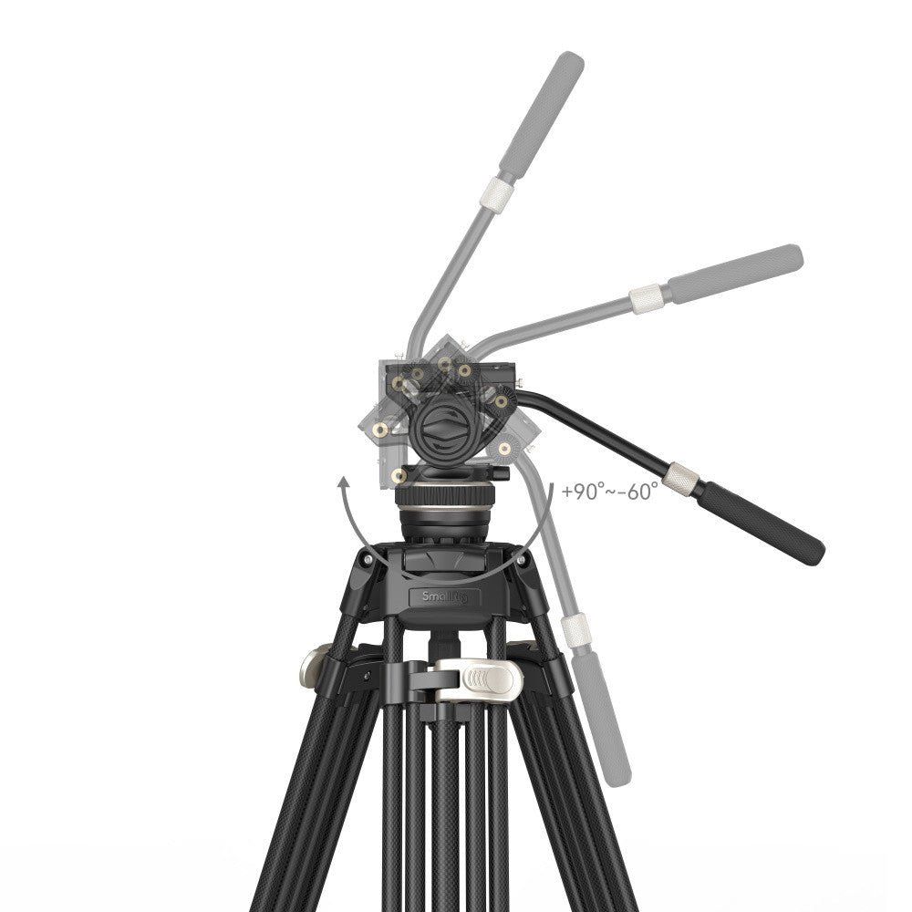 SmallRig Heavy-Duty Carbon Fiber Tripod Kit 3989
