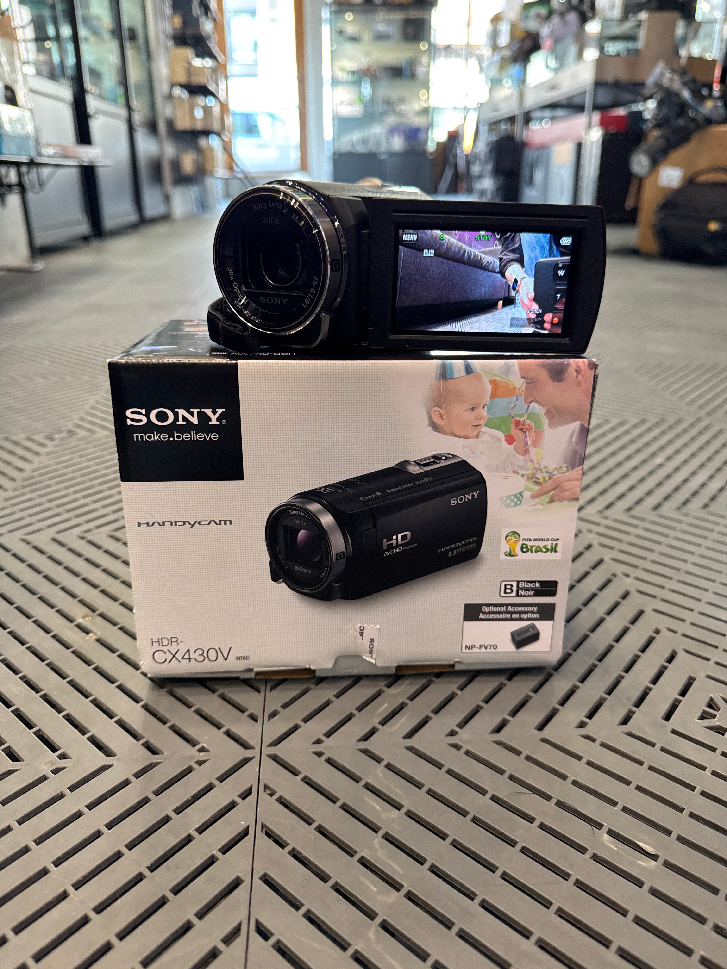 良品 SONY Handycam HDR-CX430V 大容量バッテリー・チャージャー付
