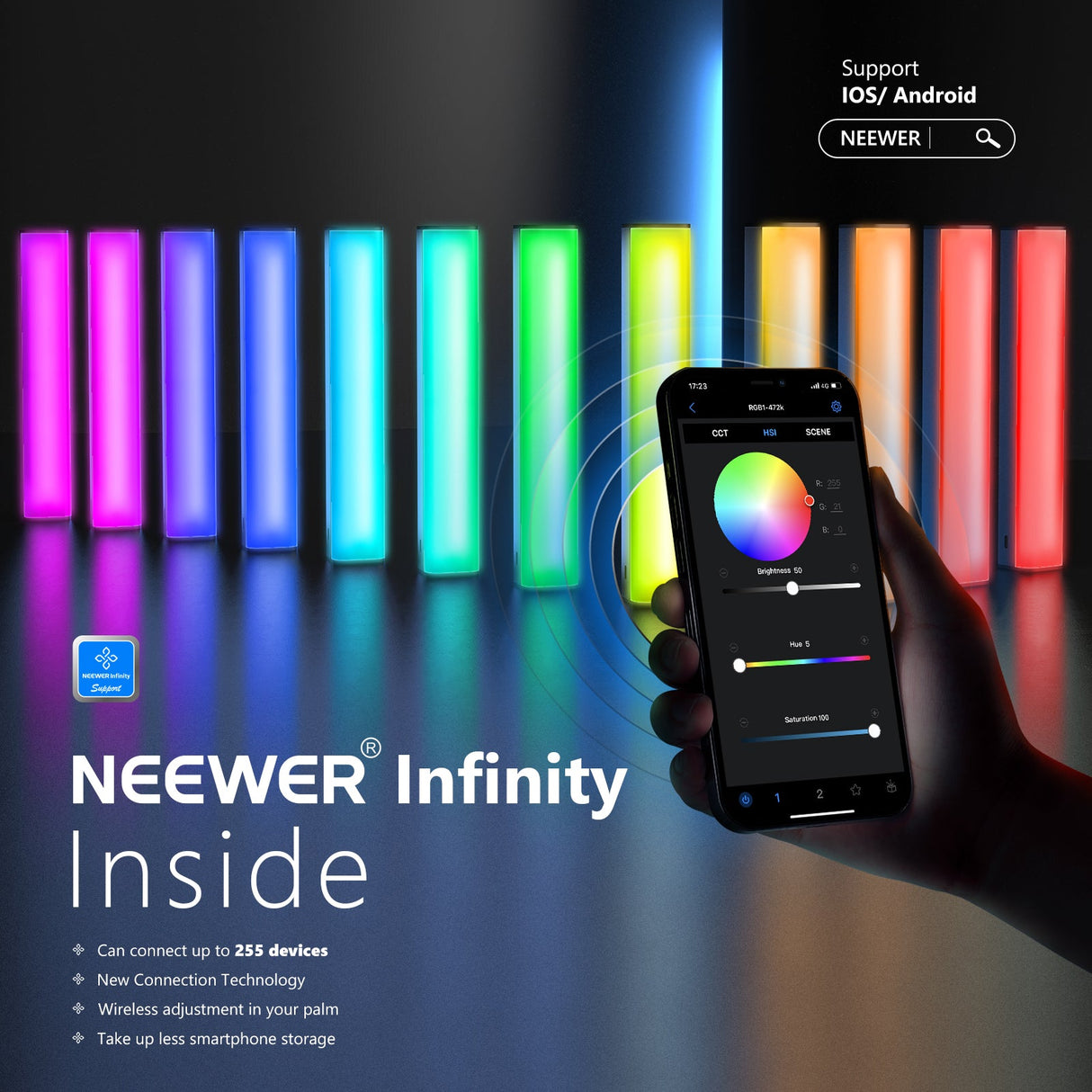 NEEWER RGB1 Magnetic Handheld Light Stick