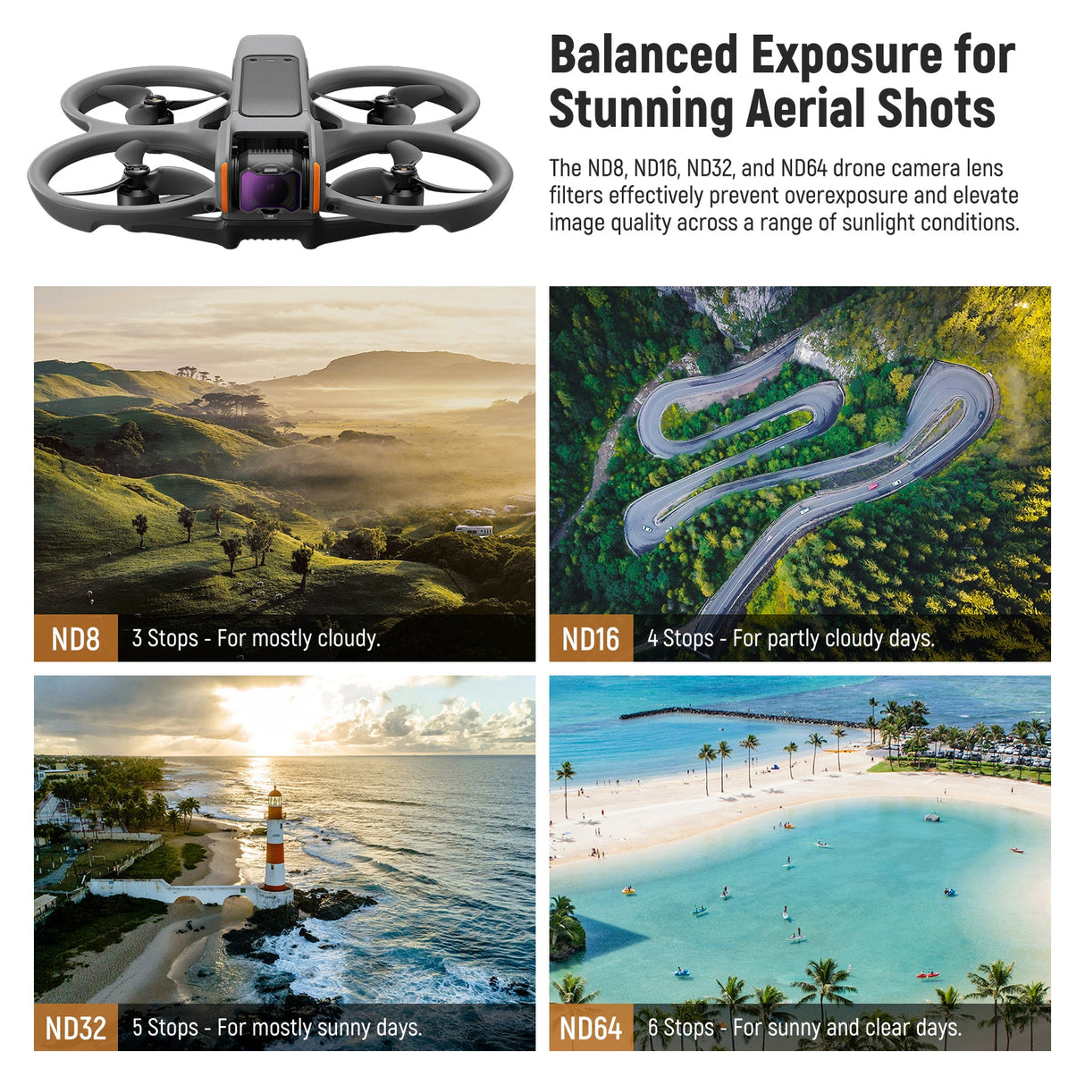 Juego De Filtros Neewer Snap On Nd&uv Compatible Con Dji Avata 2 Paquete De 6 Venta Internacional  Mkp 2681154