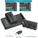 NEEWER NP-F550 Battery Charger Set for Sony