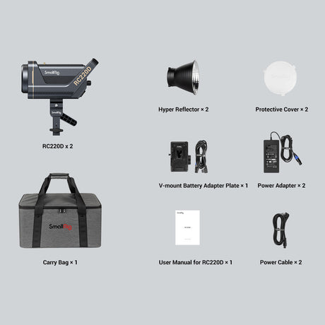 SmallRig RC220D 2-LED Video Light Kit (US) 4009
